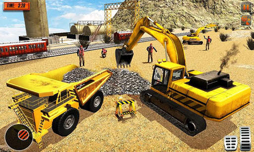 Heavy Machines Train Track Construction Simulator screenshot 2