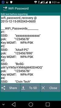 Wifi Password (Root) screenshot 3