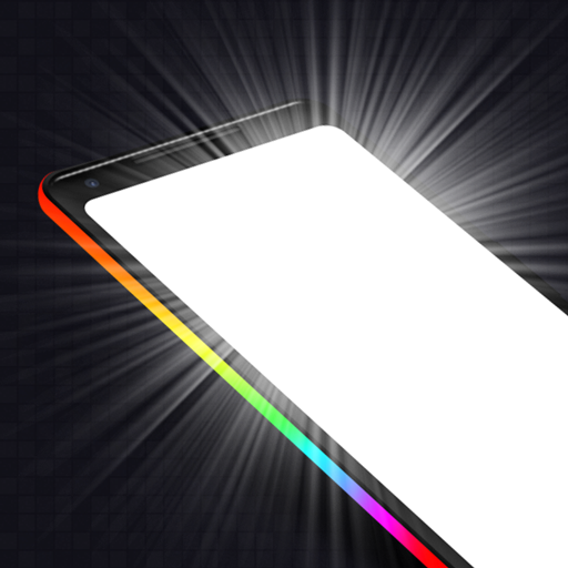 Screen Flashlight 🔦 Bright white and color screen icon