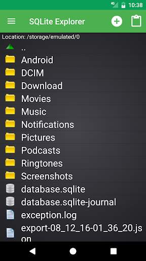 SQLite Explorer screenshot 2