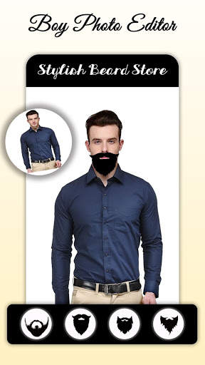 Beard Man - Boy Photo Editor screenshot 1