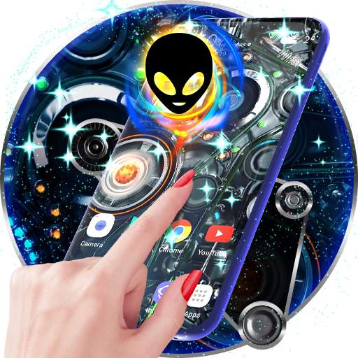Alien Tech Live Wallpaper & Animated Keyboard 3.63
