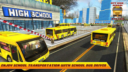 City High School Bus 2018: Driving Simulator PRO screenshot 5