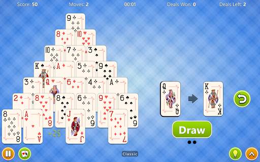 Pyramid Solitaire 4 in 1 Card Game screenshot 16