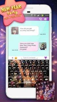 New Year Party Photo Keyboard screenshot 5
