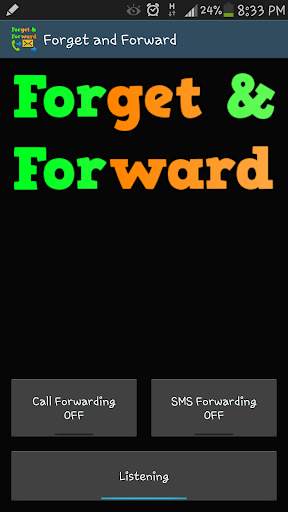 Remote Call/SMS Forward (Lite) screenshot 1