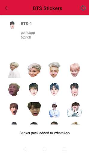 BTS Stickers For Whatsapp screenshot 3