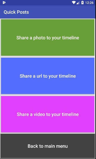 Quick Posts for Facebook स्क्रीनशॉट 3