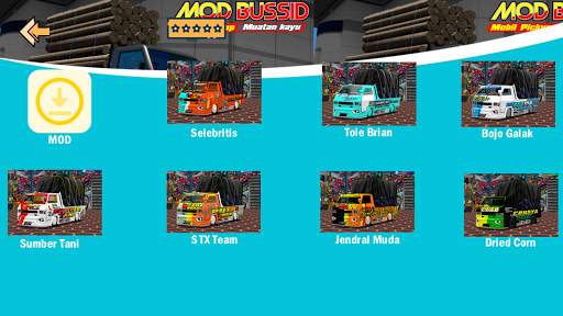 Mod Bussid Mobil Pickup Muatan Kayu screenshot 5