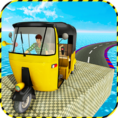 Indian Auto Rickshaw Stunt icon
