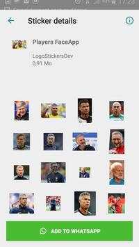 Famous Players FaceApp Stickers For WhatsApp screenshot 2