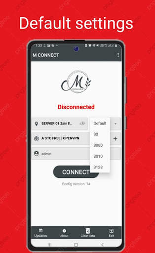 M CONNECT VPN screenshot 4