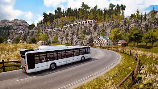 Offroad Bus Driving Simulator 2021: Hill Bus Drive screenshot 1