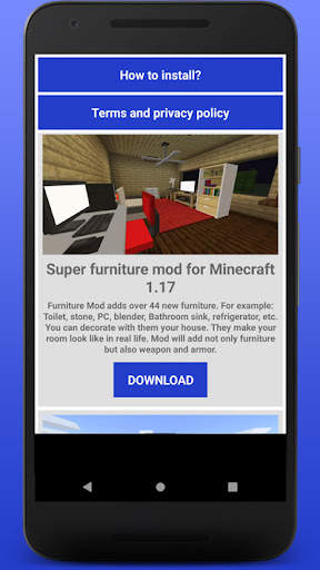 Furniture Mod For Minecraft screenshot 6