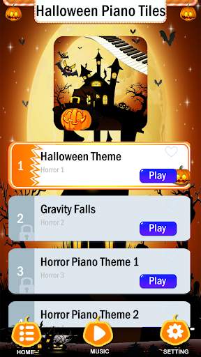 Halloween Piano Tiles screenshot 1