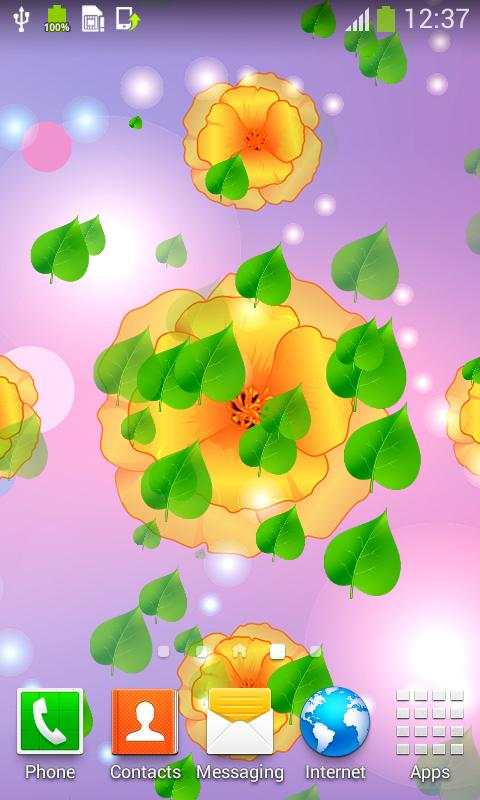 Glow Flower Live Wallpapers - Free Live Wallpapers screenshot 3