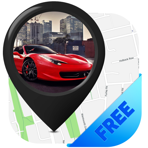 Car spotting radar icon