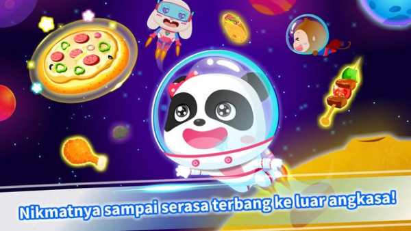 Dapur Ruang Angkasa Panda Kecil-Anak-Anak Memasak screenshot 14