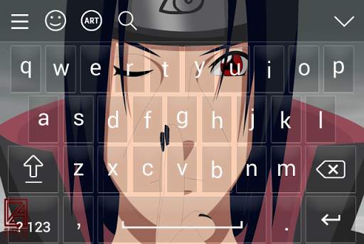 Best itachi uchiha keyboard स्क्रीनशॉट 2