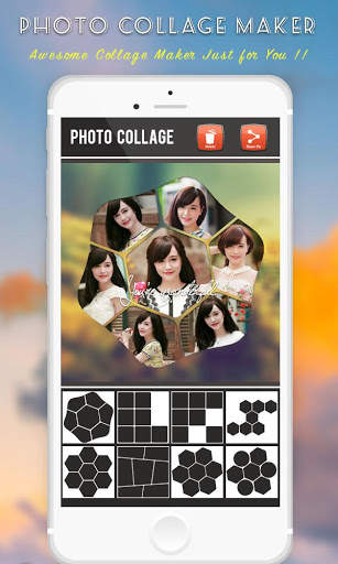 Photo Collage Maker Grid Square Editor Free screenshot 3