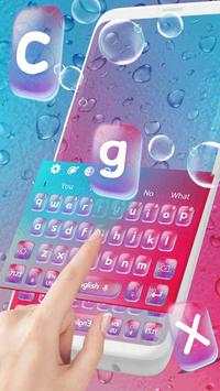 Colourful Glass Bubble Keyboard Theme स्क्रीनशॉट 1