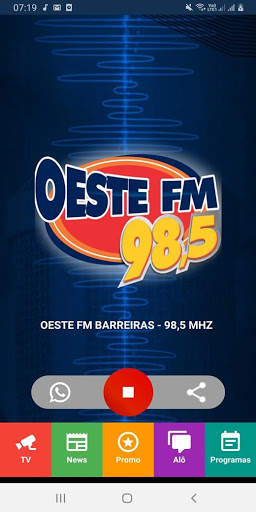 Oeste FM Barreiras 2 تصوير الشاشة