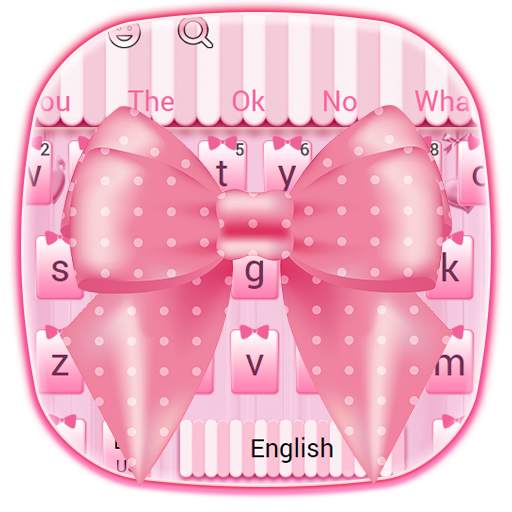 Pink Bow Keyboard 10001004