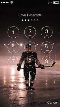 Ice Hockey Lock Screen screenshot 1