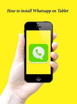Guide whatsapp for tablet screenshot 1