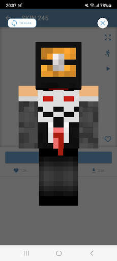 Mini Skins for Minecraft PE स्क्रीनशॉट 1