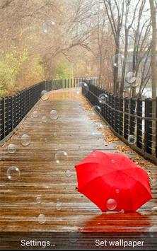 Rain Live Wallpaper 1 تصوير الشاشة