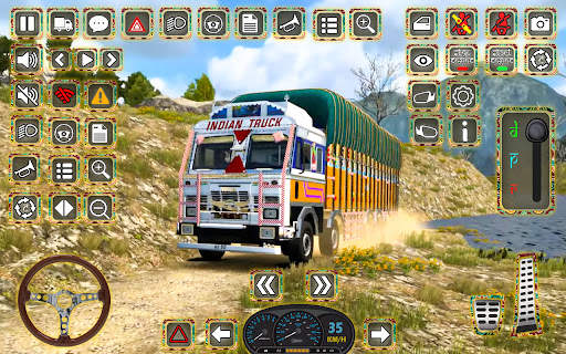 Indian Truck Offroad Cargo 3D screenshot 2