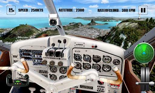 Nyata Pesawat Simulator screenshot 1
