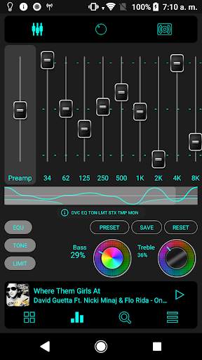 Poweramp v3 skin rainbow screenshot 3