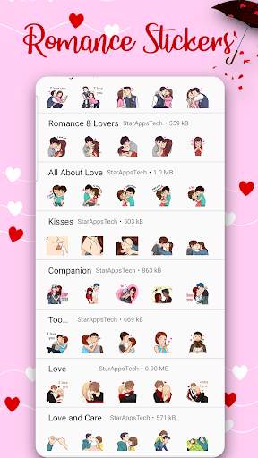 Love Stickers For Whatsapp 2020 (WAstickerapps) screenshot 2