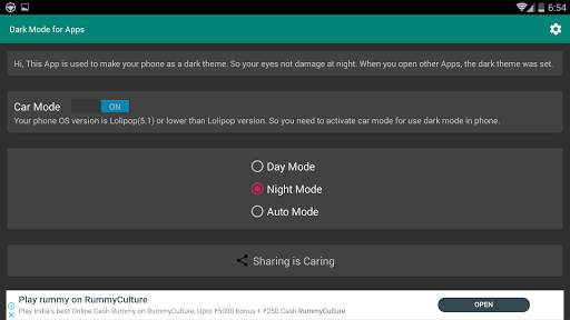 Dark Mode for Apps Night Mode screenshot 3