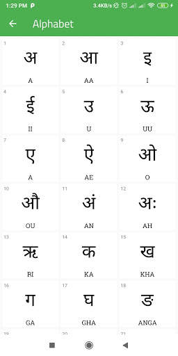 Learn Hindi || Speak Hindi || Learn Hindi Alphabet screenshot 2