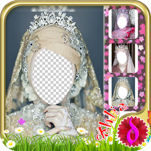 Hijab Wedding Frames Editor icon