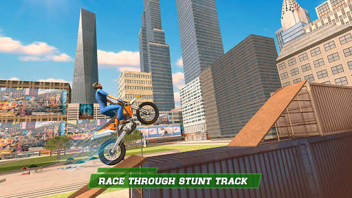 London City Motorbike Stunt Riding Simulator screenshot 1