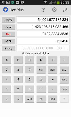 Hex Converter Plus screenshot 1