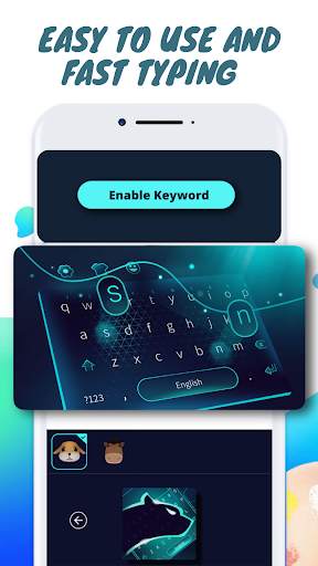 Fast Cheeta Keyboard theme - Live Wallpapers screenshot 1