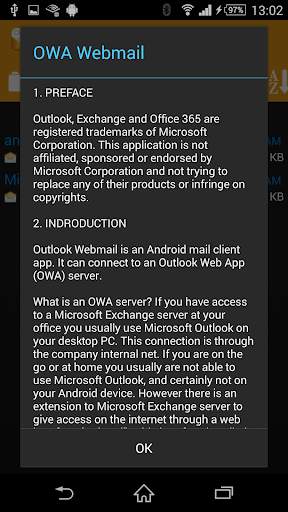 Webmail for OWA screenshot 3