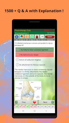 Physiotherapy Quiz screenshot 2