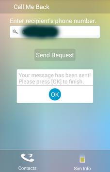 Call Me Back( Yêu cầu gọi lại) screenshot 5
