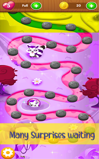Bubble Shooter - Family of Raccoons screenshot 4