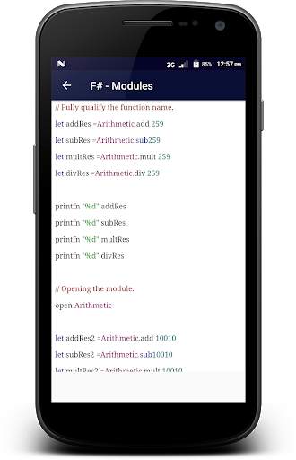 Learn - F Sharp screenshot 6
