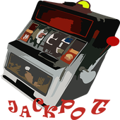 One-armed bandit icon