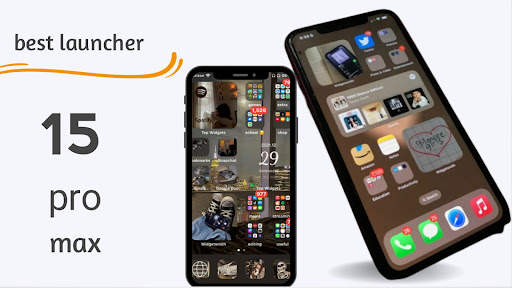 Iphone 15 pro max launcher screenshot 1