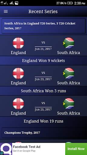 Cricket Info - watch online cricket screenshot 5