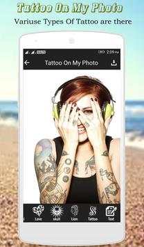 Tattoo Design On My Photo screenshot 5
